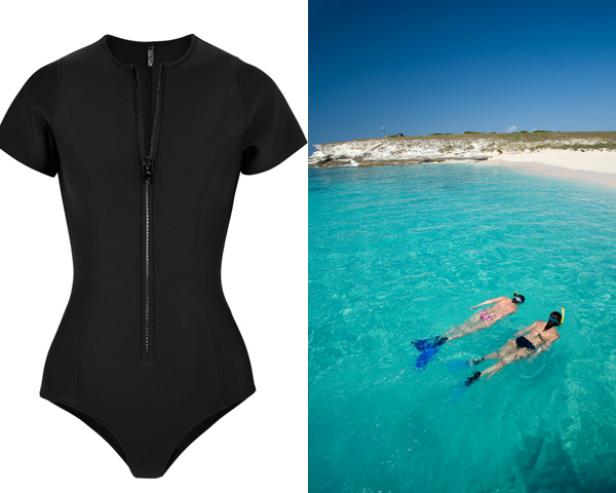 snorkeling, wetsuit snorkeling, wetsuit