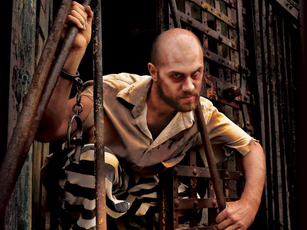 Prisoner breaking out of prison at Eastern State Penitentiary’s Terror Behind The Walls in Philadelphia Prisoner breaking out of prison at Eastern State Penitentiary’s Terror Behind The Walls in Philadelphia