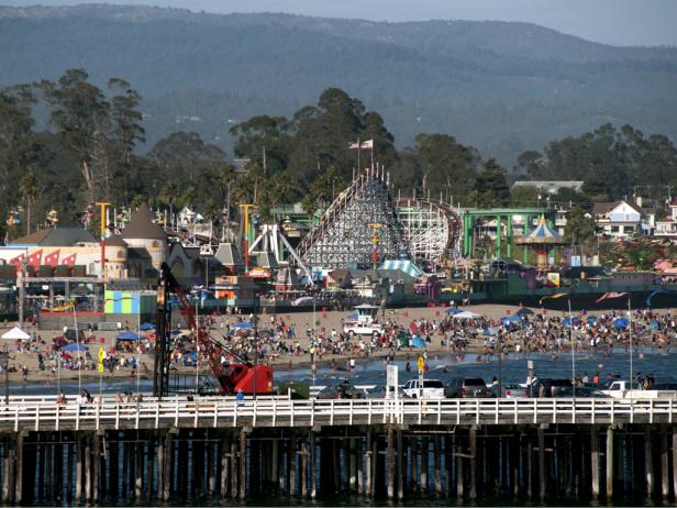 Pier and Boardwalk in Santa Cruz, CA Pier and Boardwalk in Santa Cruz, CA