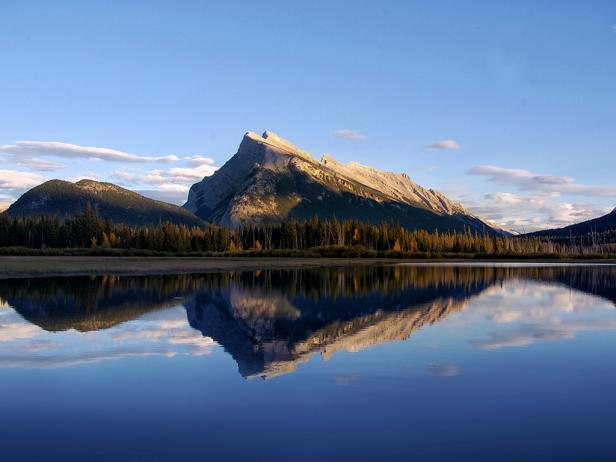 Mount Rundle in Canada's Banff National Park Mount Rundle in Canada's Banff National Park