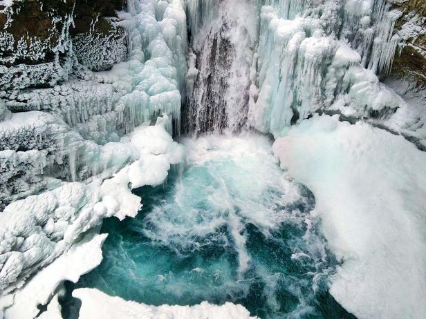 Johnston Canyon in Banff National Park, Canada Johnston Canyon in Banff National Park, Canada