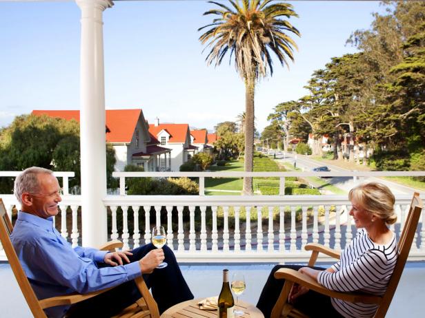 Couple On the Porch at The Inn at the Presidio Couple On the Porch at The Inn at the Presidio