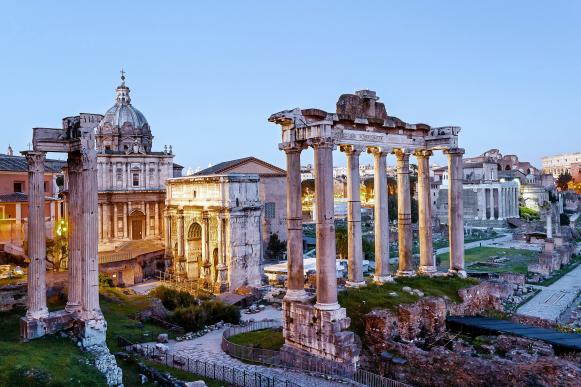 Roman Forum at Sunset Roman Forum at Sunset