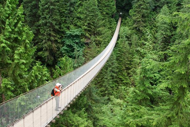 Capilano Suspension Bridge in Vancouver Capilano Suspension Bridge in Vancouver