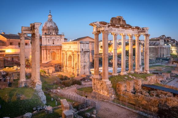 Roman Forum at Sunset Roman Forum at Sunset