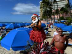  Christmas on Waikiki Beach