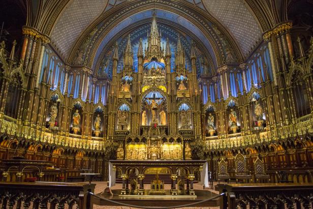 Notre Dame in Montreal Notre Dame in Montreal