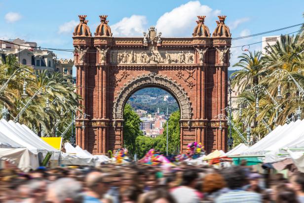 Designed by architect Josep Vilaseca, the structure was used as a grand entrance to the Universal Exhibition when Barcelona hosted the event in 1888.