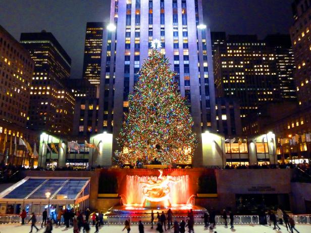 new york at christmas time