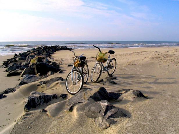 Bikes on Beach