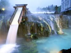 Kusatsu Onsen Waterfall 