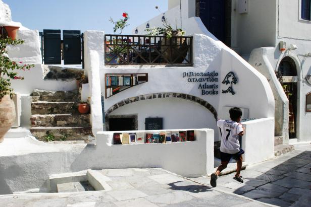 Atlantis Books, Santorini, Greece