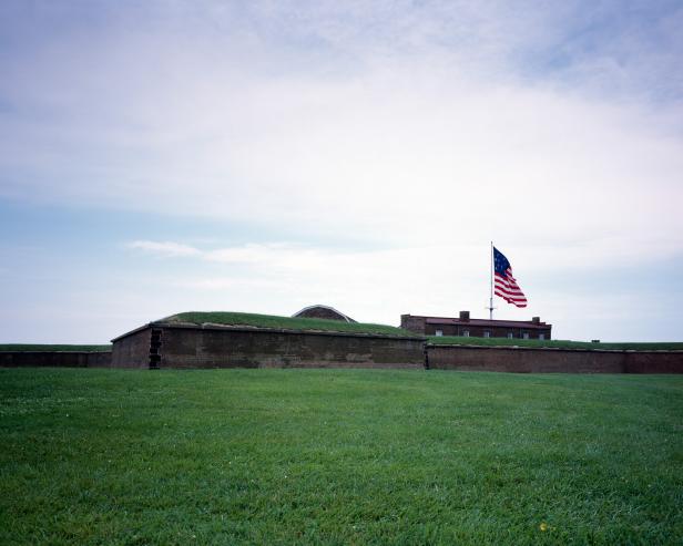 UNITED STATES - AUGUST 09:  Fort McHenry, where the Star-Spangled Banner was inspired by a battle in the War of 1812. Baltimore, Maryland (Photo by Carol M. Highsmith/Buyenlarge/Getty Images)