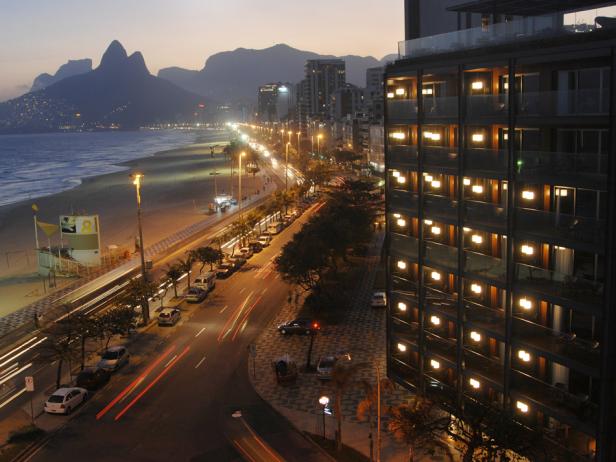 Outside Look at The Frasano Hotel in Rio de Janeiro, Brazil