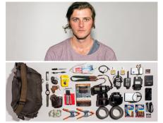 See what this shutterbug keeps in his bag.