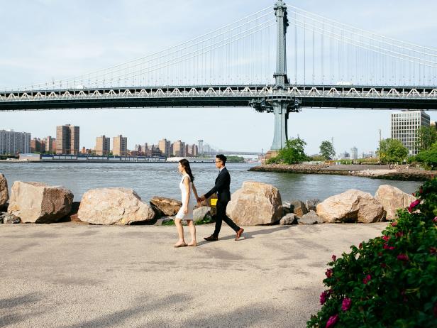 Wedding Photography with the Manhattan Bridge