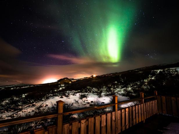  Brekka Cottage, Northern Lights, Iceland