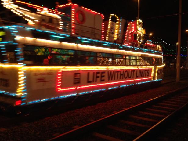 The Blackpool Illuminations Trolley Ride