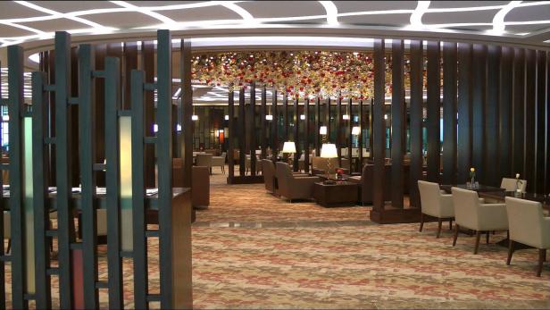 Emirates airport lounge