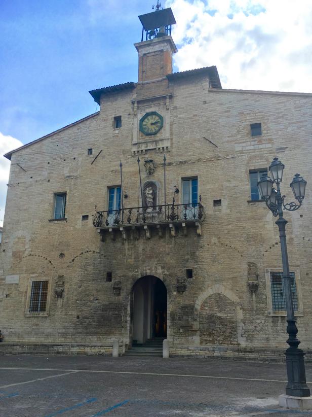 Building in Cagli, Italy