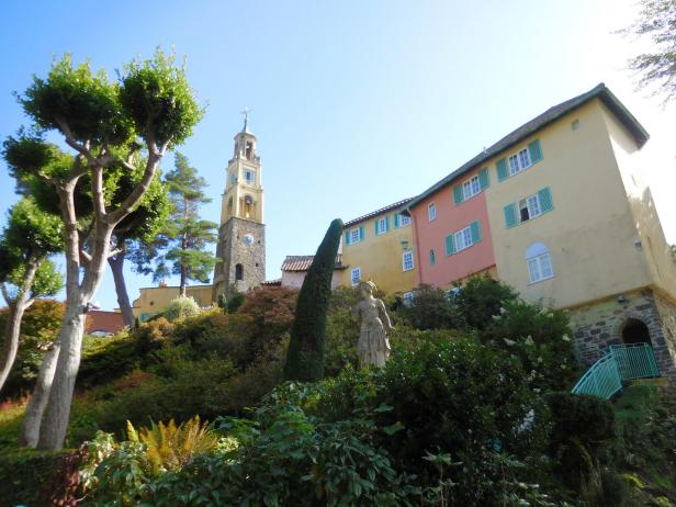 The village of Portmeirion in Wales