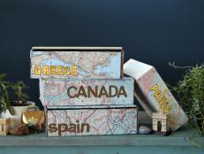 An easy DIY to display your travel memories.