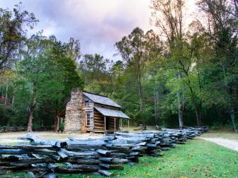 John Oliver Cabin, located roughly a mile from the loop road entrance, is one of the oldest structures in Great Smoky Mountains National Park. John and Lucretia Oliver built the cabin in the 1820s as the first European settlers in the area. 