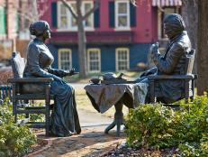 Susan B. Anthony and Frederick Douglass