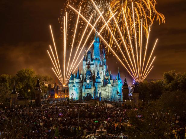 Mickeyâ  s Very Merry Christmas Party gives Walt Disney World Resort guests the chance to experience special holiday festivities, including the spectacular fireworks extravaganza, â  Holiday Wishes: Celebrate the Spirit of the Season.â   This enchanting after-hours party also includes lively stage shows, a unique holiday parade, Disney characters in their holiday attire and snow flurries on Main Street, U.S.A. The special-ticket event takes place on select nights in November and December at Magic Kingdom in Lake Buena Vista, Fla. (Disney)