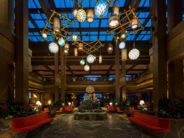 Lobby of the Polynesian Resort