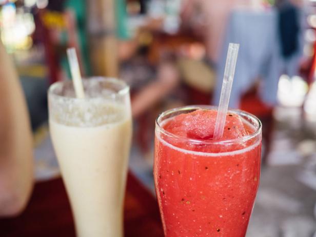 Watermelon smoothie in Costa Rica