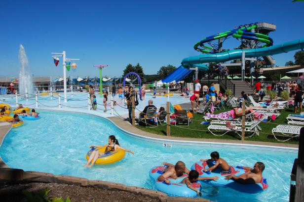Visitors to Seabreeze in Rochester, New York can choose from a variety of water attractions to stay cool in the summer heat.