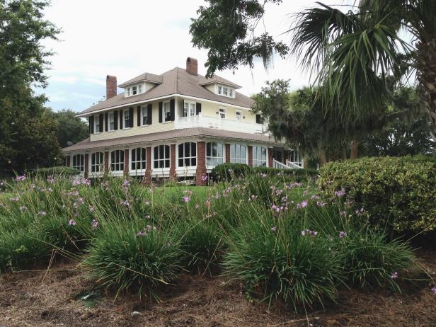The Strachan Mansion was build on St. Simons Island in 1910 and later transported intact to Daufuskie Island in 1986 where it serves as guest accommodations for the Haig Point community.