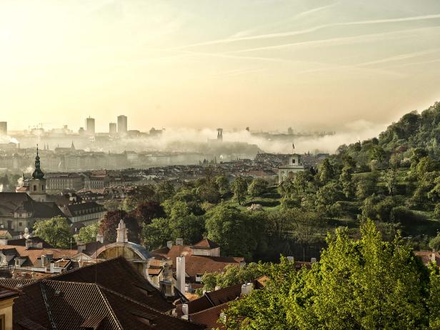 Prague at Sunset