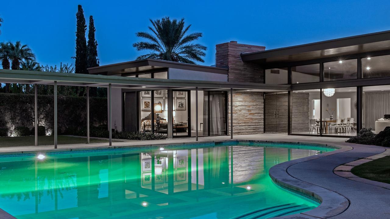 Twin Palms by E Stewart Williams provided a retreat for Frank Sinatra