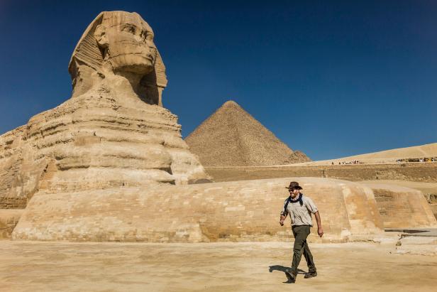 The Giza Pyramids and Sphinx