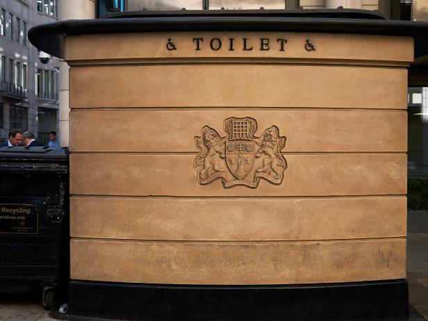 Public toilets in London.