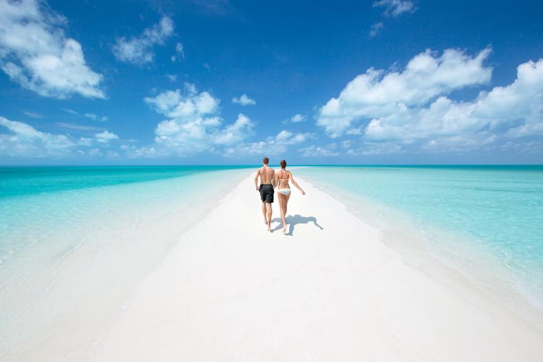  When the tides are right, an incredibly beautiful, walkable sandbar appears on Musha Cay, a privately-owned island in the Exuma chain. You can rent one of Musha’s five guest houses; each has its own private beach. When you're not snapping Instagram shots on the sandbar, ride a jet ski, sail a catamaran, go windsurfing or simply swim in the ocean or a freshwater pool. The island is owned by illusionist David Copperfield, whose creative team can even arrange a special treasure hunt for you. 