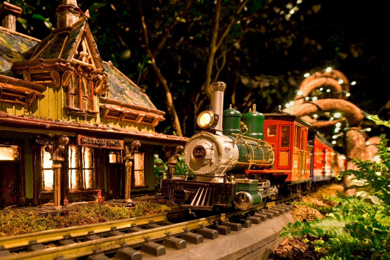 All Aboard The New York Botanical Garden S Holiday Train Show