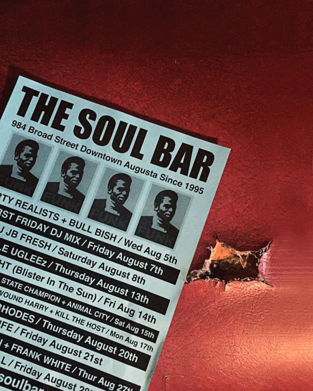 The Soul Bar is a local favorite in Augusta, Georgia.
