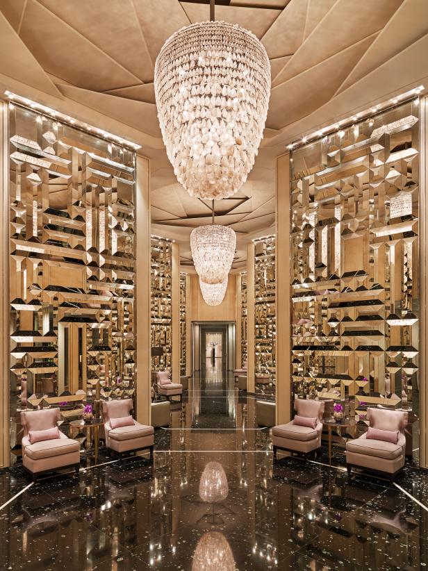 Designed by Toronto-based high-end hospitality and retail design firm Yabu Pushelberg, the St. Regis Bal Harbour is a paean to Sixties-era luxury.