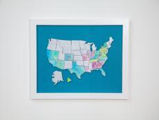 Track your bucket list one state at a time with this fun, easy travel craft.