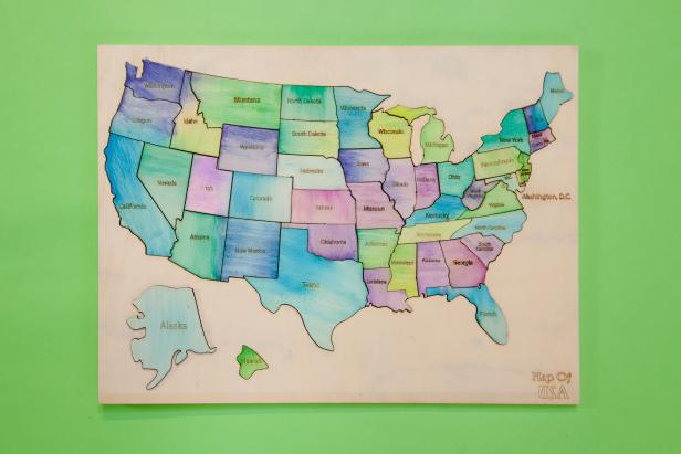 How To Make An Easy Inexpensive Diy Scratch Off Map Travel Channel - Diy Scratch Off Map Usa