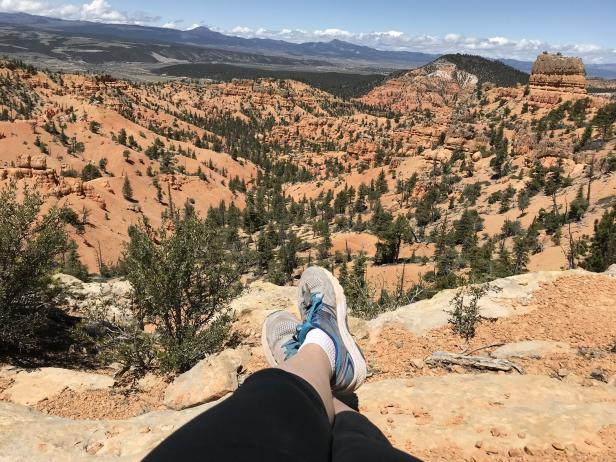 Hiking at Dixie National Forest in Utah