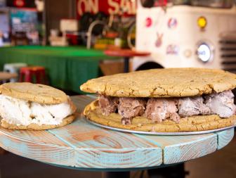 Two Giant Ice Cream Sandwiches 