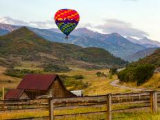 Hot Air Balloon in Aspen, Colorado