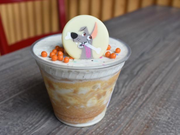 Parfait Cup With Sugar Coco Dog on Top