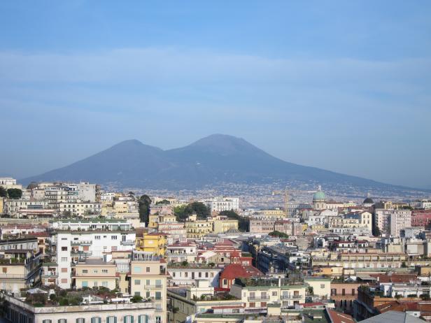 Naples with Mount Vesuvius in the background (3)