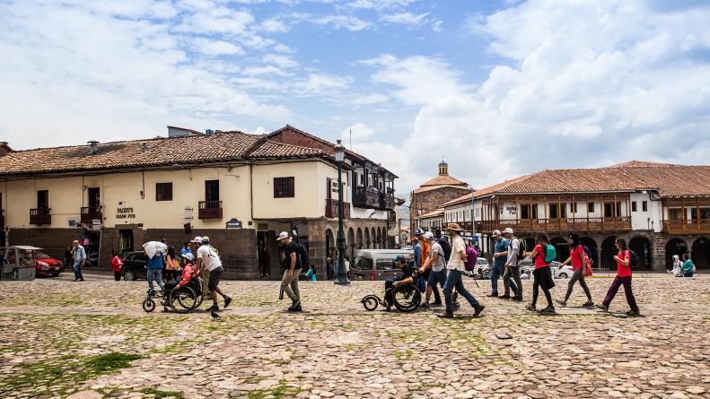 Wheelchair in Cusco
