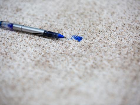How to Remove an Ink Stain From Carpet